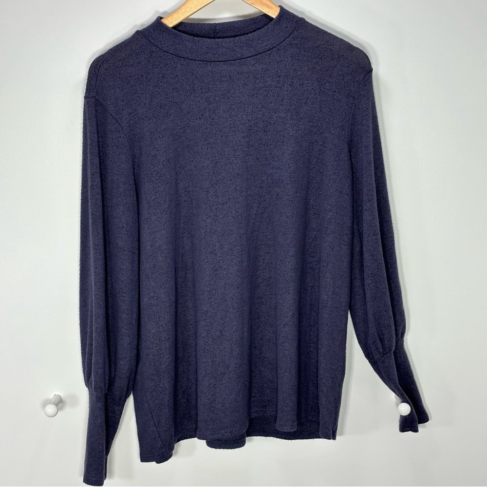 Perfect Peach Purple Long Sleeve Shirt Women’s Size L Super Soft
